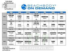 transform 20 workout schedule